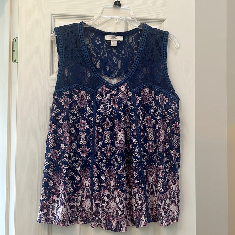 Vintage America Boho top